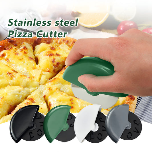 Pizzaschneider mit großem Schneidrad, Klingenschutz und ergonomischem Griff - Image 2